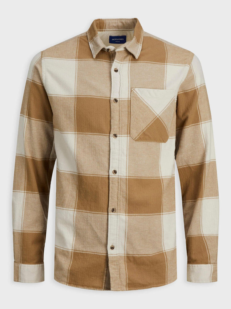 Ανδρικό πουκάμισο καρό JOROWEN CHECK COMFORT SHIRT LS NOOS 12215467 | 12215467