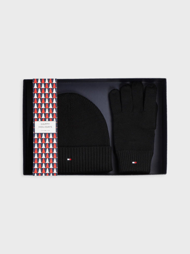 Ανδρικό σετ γάντια-σκούφος ESSENTIAL BEANIE & GLOVES AM0AM10490BDS | AM0AM10490BDS