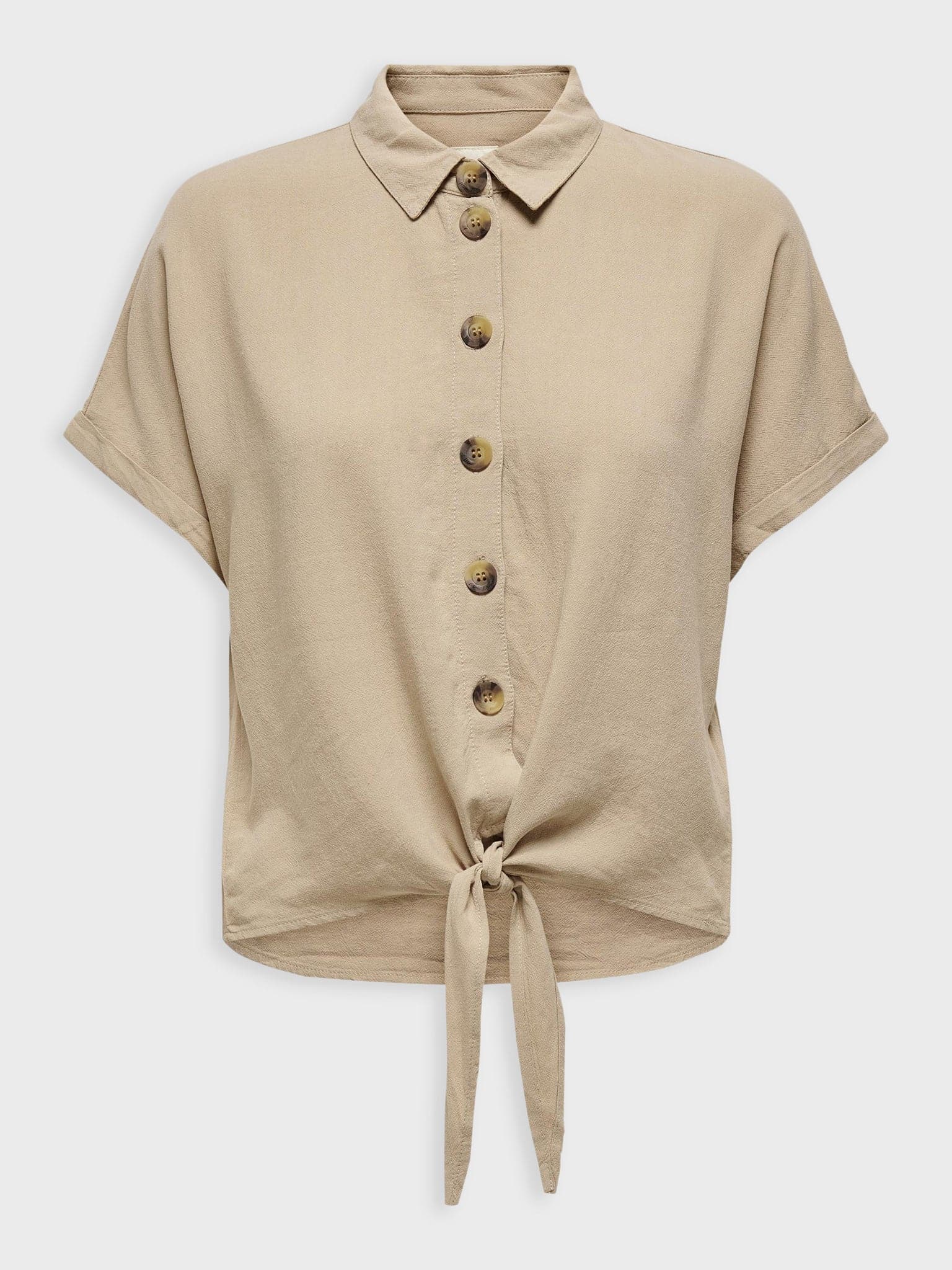 Γυναικείο πουκάμισο ONLMILEN LIVINIA LIFE SS LINEN DNM SHIRT 15204056 | 15204056