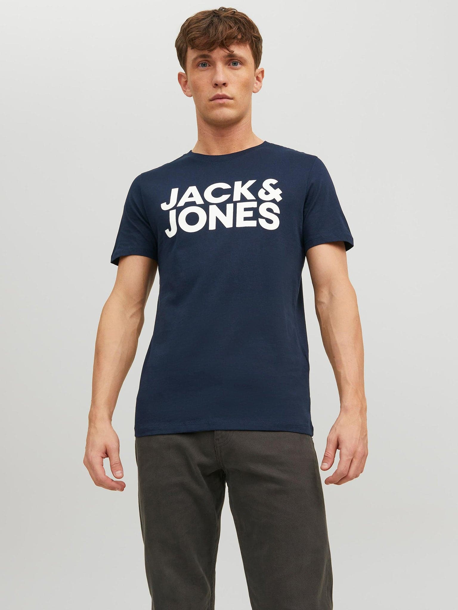 Ανδρικό t-shirt JJECORP LOGO TEE SS O-NECK NOOS 12151955 | 12151955