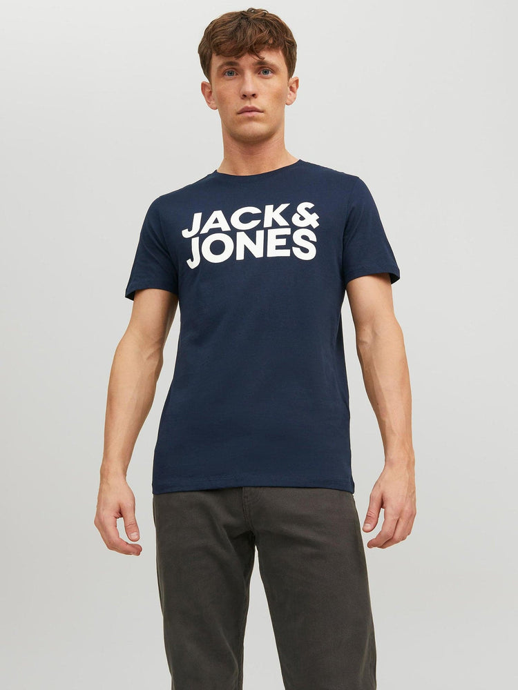Ανδρικό t-shirt JJECORP LOGO TEE SS O-NECK NOOS 12151955 | 12151955
