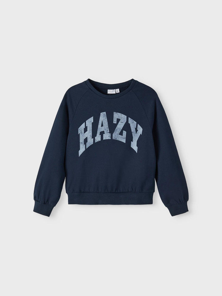 Εφηβική μπλούζα φούτερ NKFVENUS LS BOXY SWEAT 13197705 | 13197705