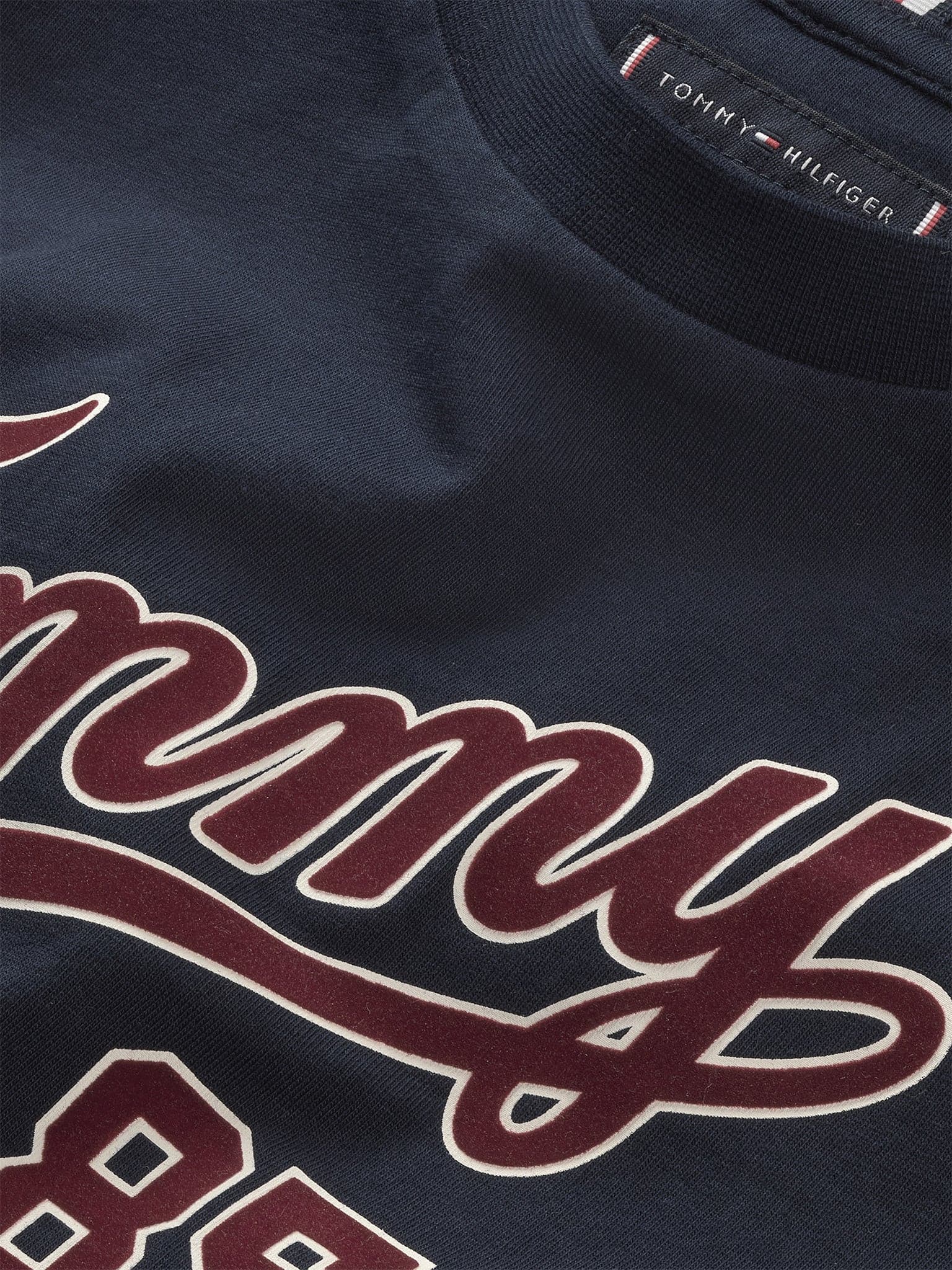Παιδική μπλούζα TH COLLEGE 85 TEE S/S  KB0KB08032DW5 | KB0KB08032DW5