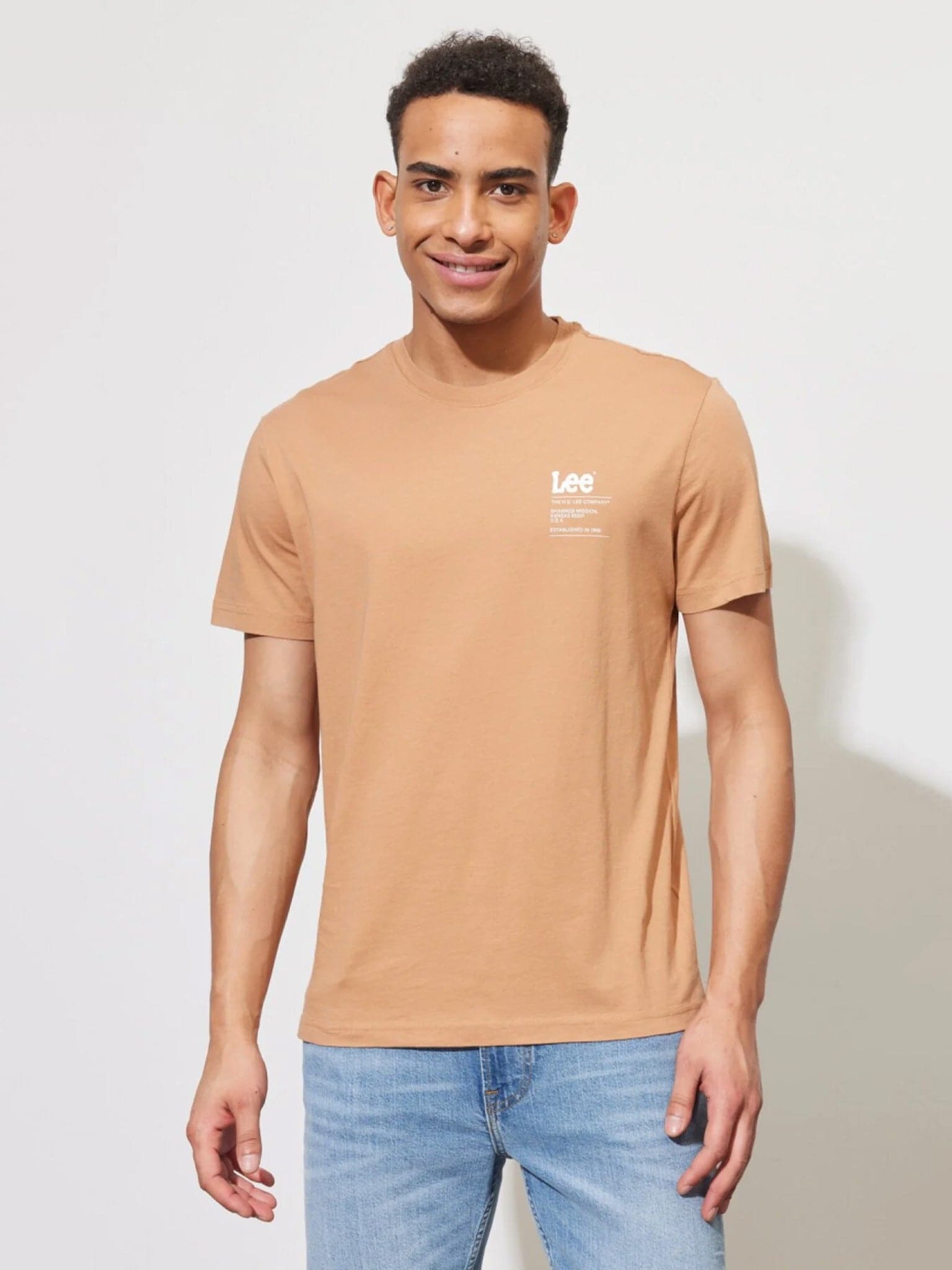Ανδρικό t-shirt SMALL LOGO TEE CIDER LL03FQA08 | LL03FQA08