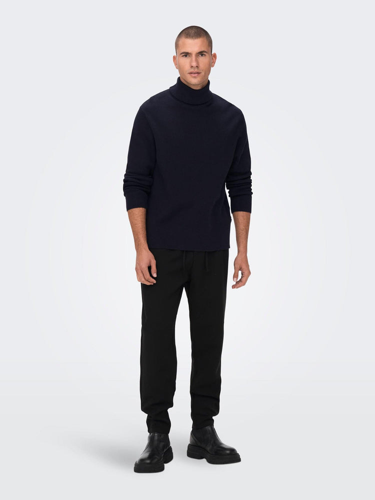 Ανδρική μπλούζα ζιβάγκο ONSPHIL REG 12 STRUC ROLL NECK KNIT NOOS 22023202 | 22023202
