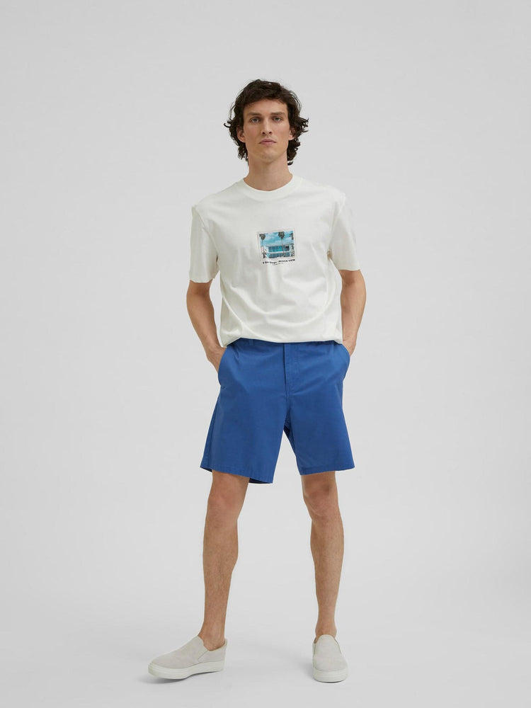 Ανδρική καπαρντινέ βερμούδα SLHCOMFORT-HOMME FLEX SHORTS 16082505 | 16082505