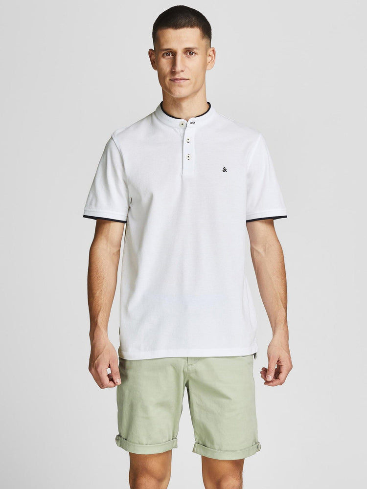 Ανδρικό polo JJEPAULOS MAO POLO SS NOOS 12199711  | 12199711