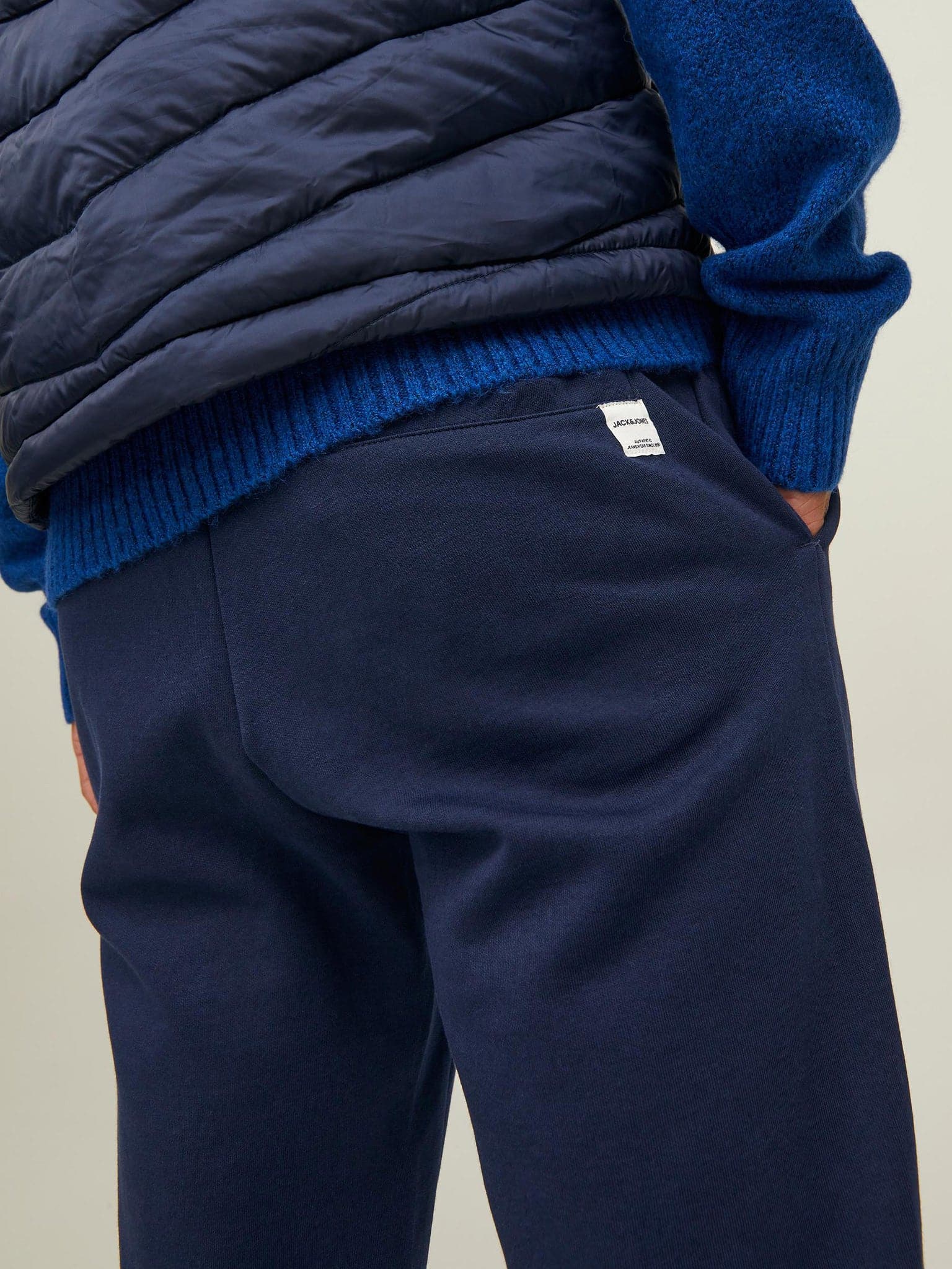 Ανδρικό παντελόνι φόρμας JPSTWILL JJNEWBASIC SWEAT PANT NAFA NOOS 12211027 | 12211027