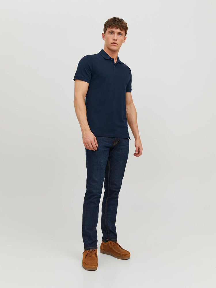 Ανδρικό polo JJEBASIC POLO SS NOOS 12136516 | 12136516