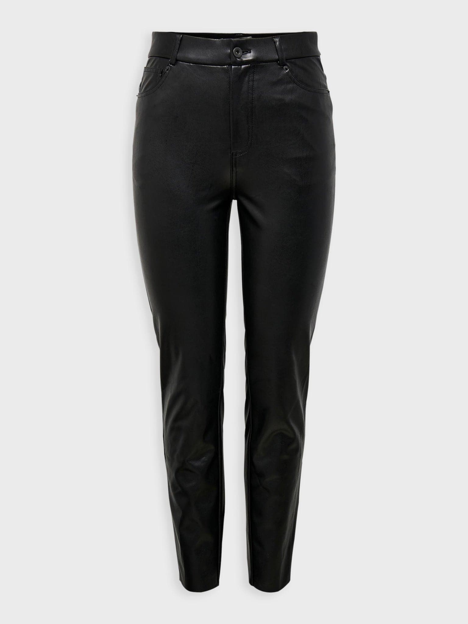 Γυναικείο παντελόνι ONLEMILY HW ST ANK FAUX LEATHER PNT 15209293 | 15209293