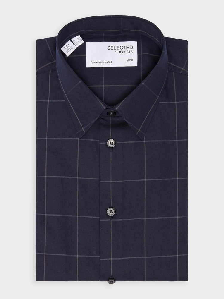 Ανδρικό πουκάμισο SLHREGETHAN CHECK SHIRT CLASSIC 16086486 | 16086486