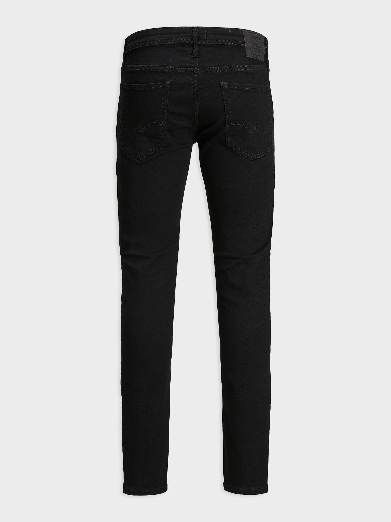 Ανδρικό τζιν μαύρο slim fit  JJIGLENN JJORIGINAL MF 816 NOOS 12152346 | 12152346