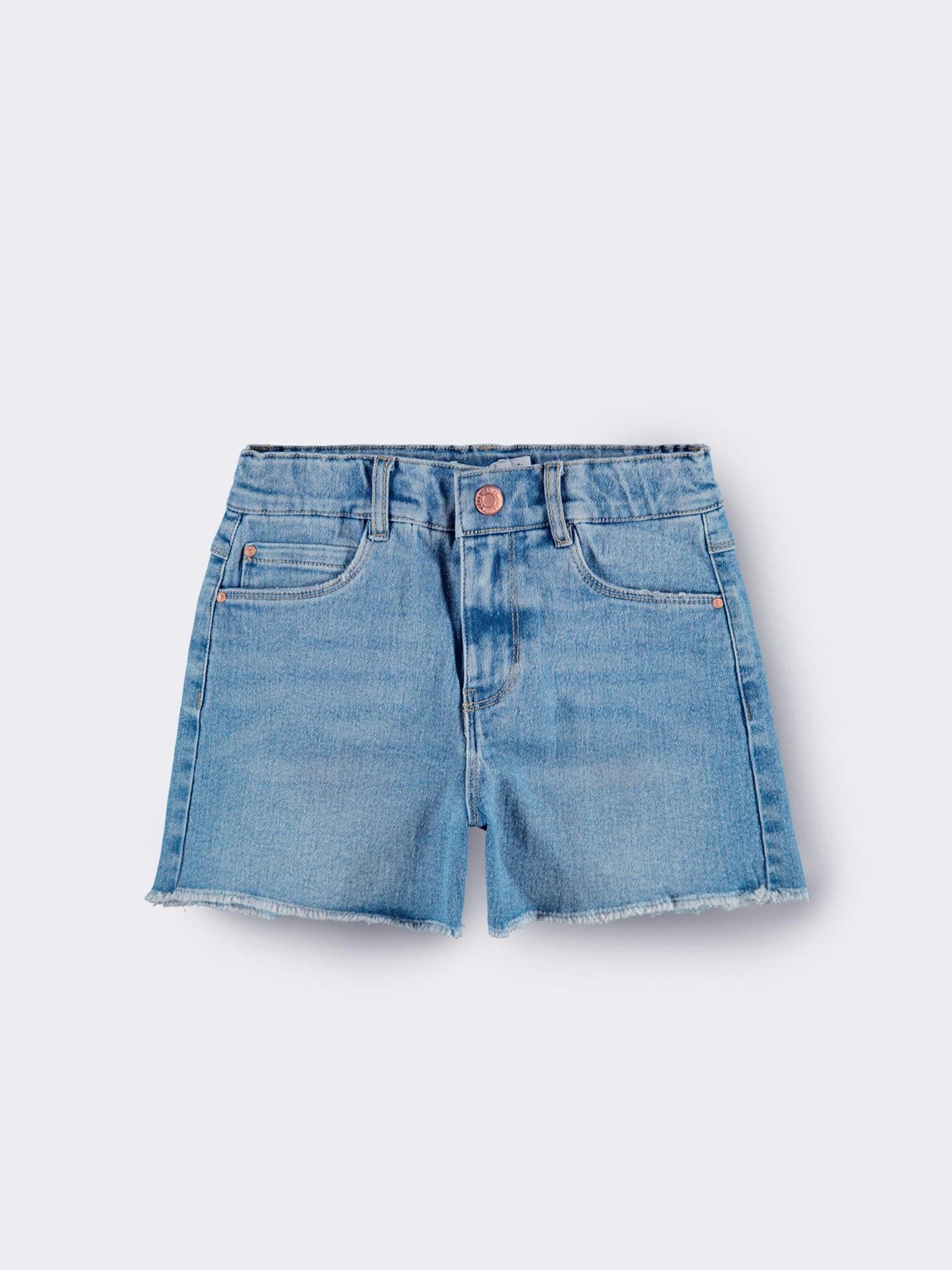 Εφηβικό τζιν σορτς NKFROSE HW MOM DNM SHORTS 8222-YA NOOS 13197313 | 13197313