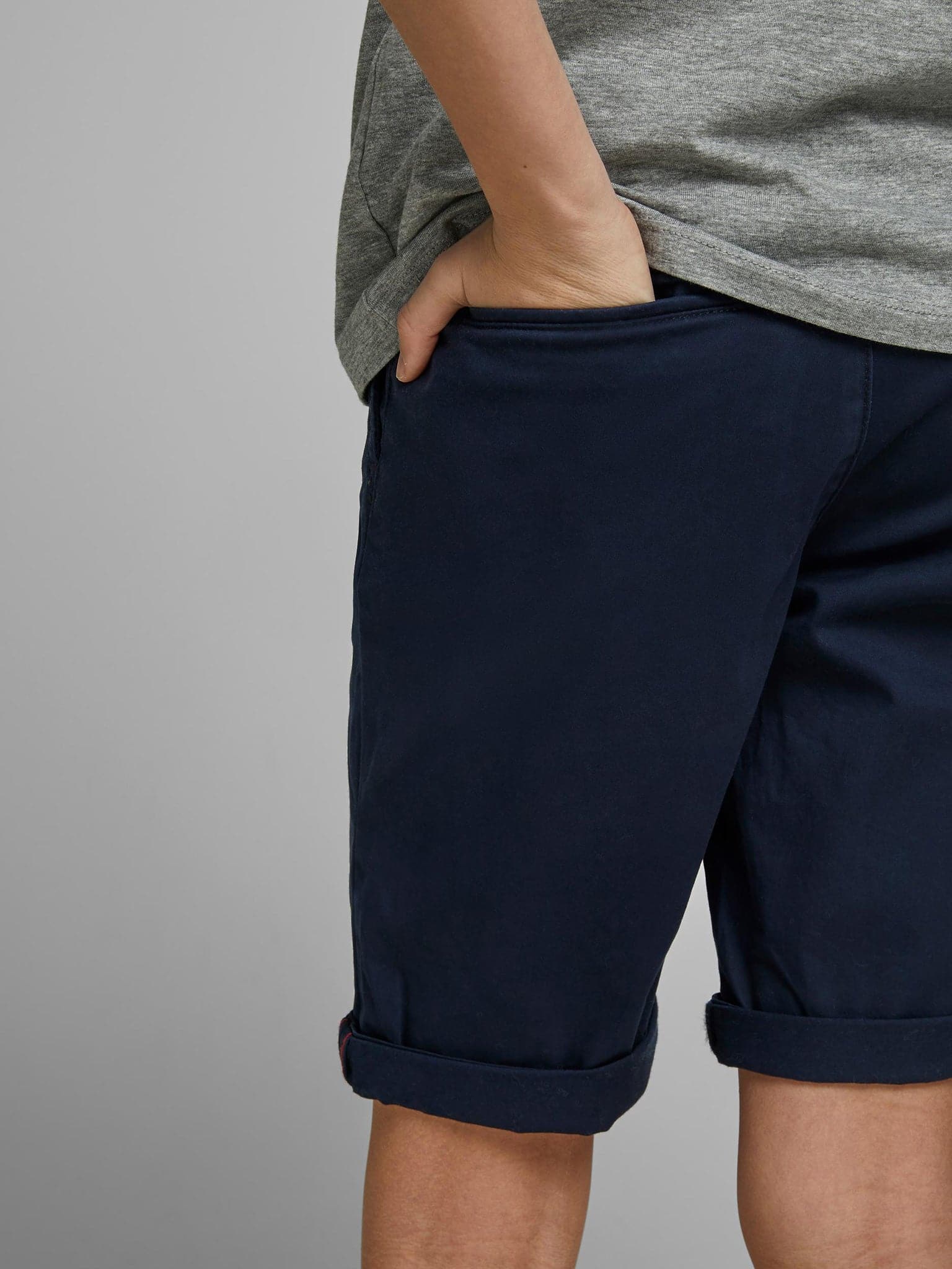 Εφηβική βερμούδα JJIBOWIE JJSHORTS SOLID 12172213 | 12172213