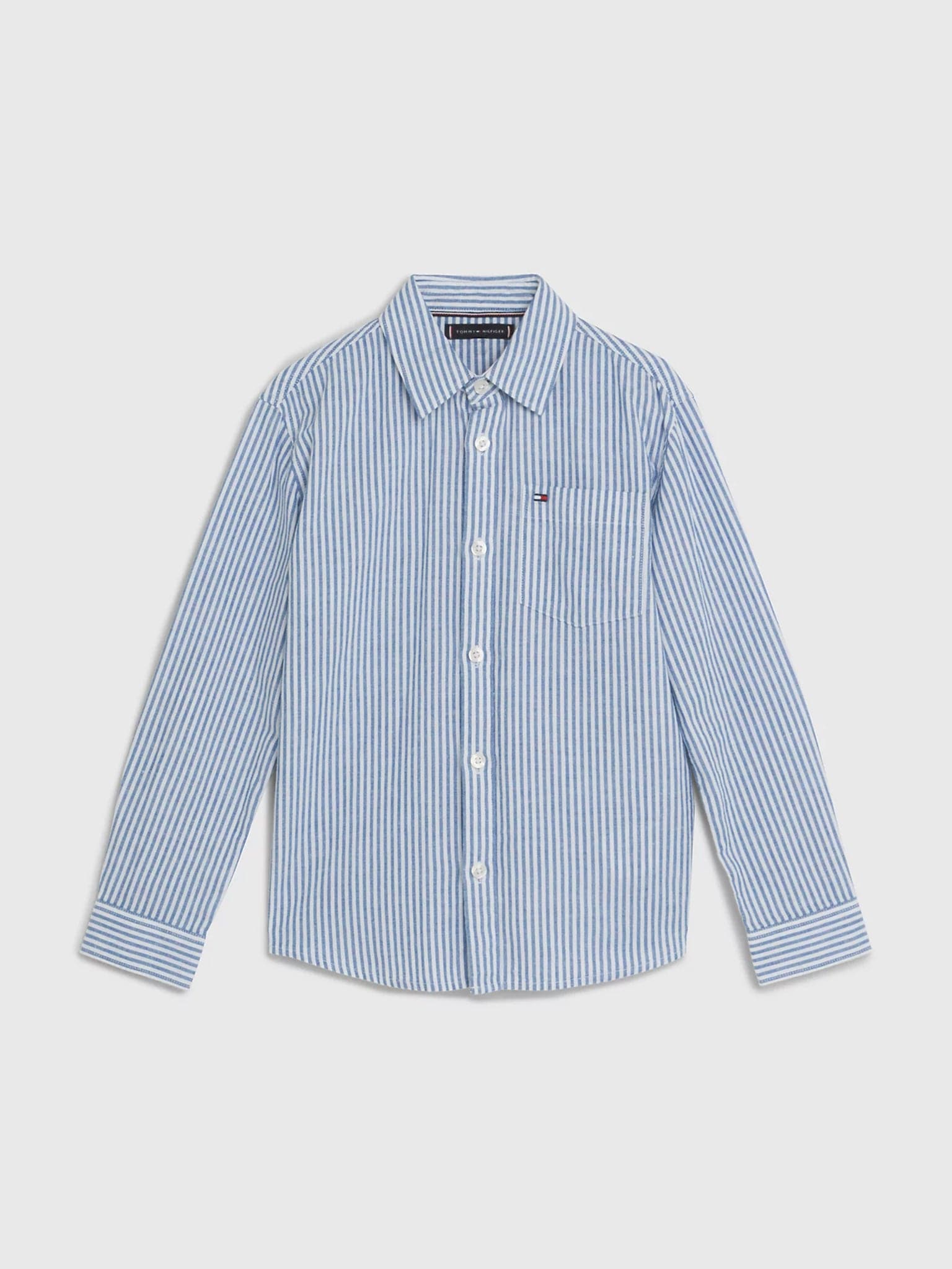 Παιδικό πουκάμισο ριγέ HEMP RELAXED SHIRT L/S KB0KB081420BE | KB0KB081420BE