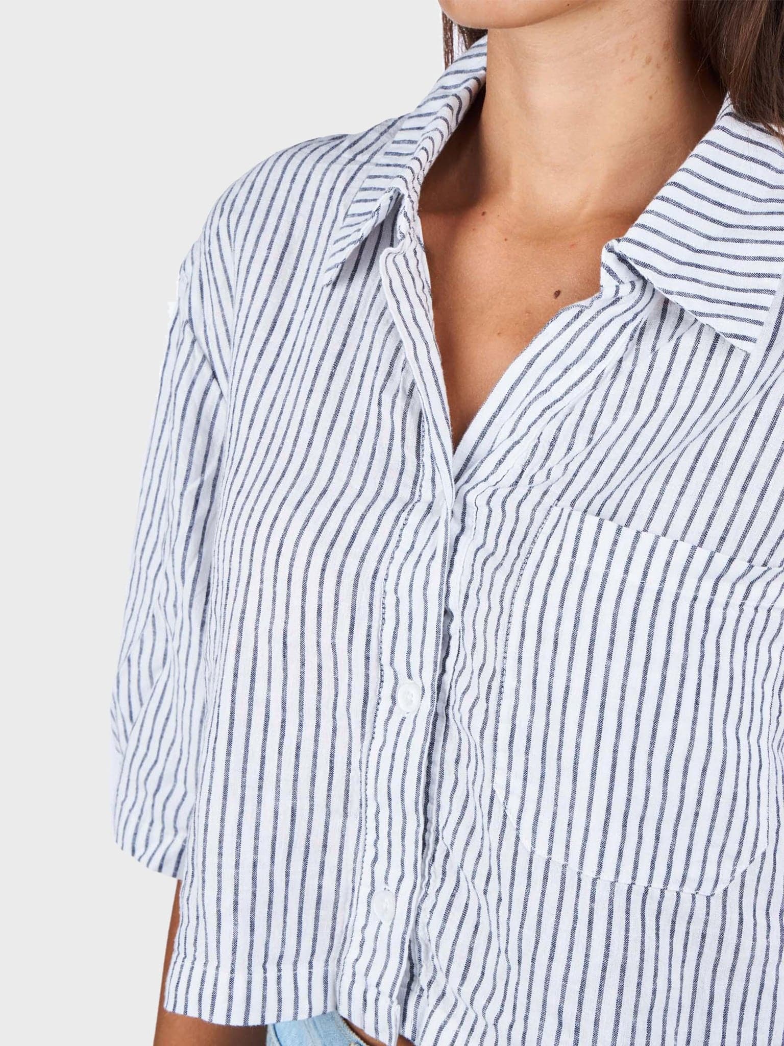 Γυναικείο πουκάμισο ONLLINETTE LINEN SHORT SHIRT 15257619 | 15257619