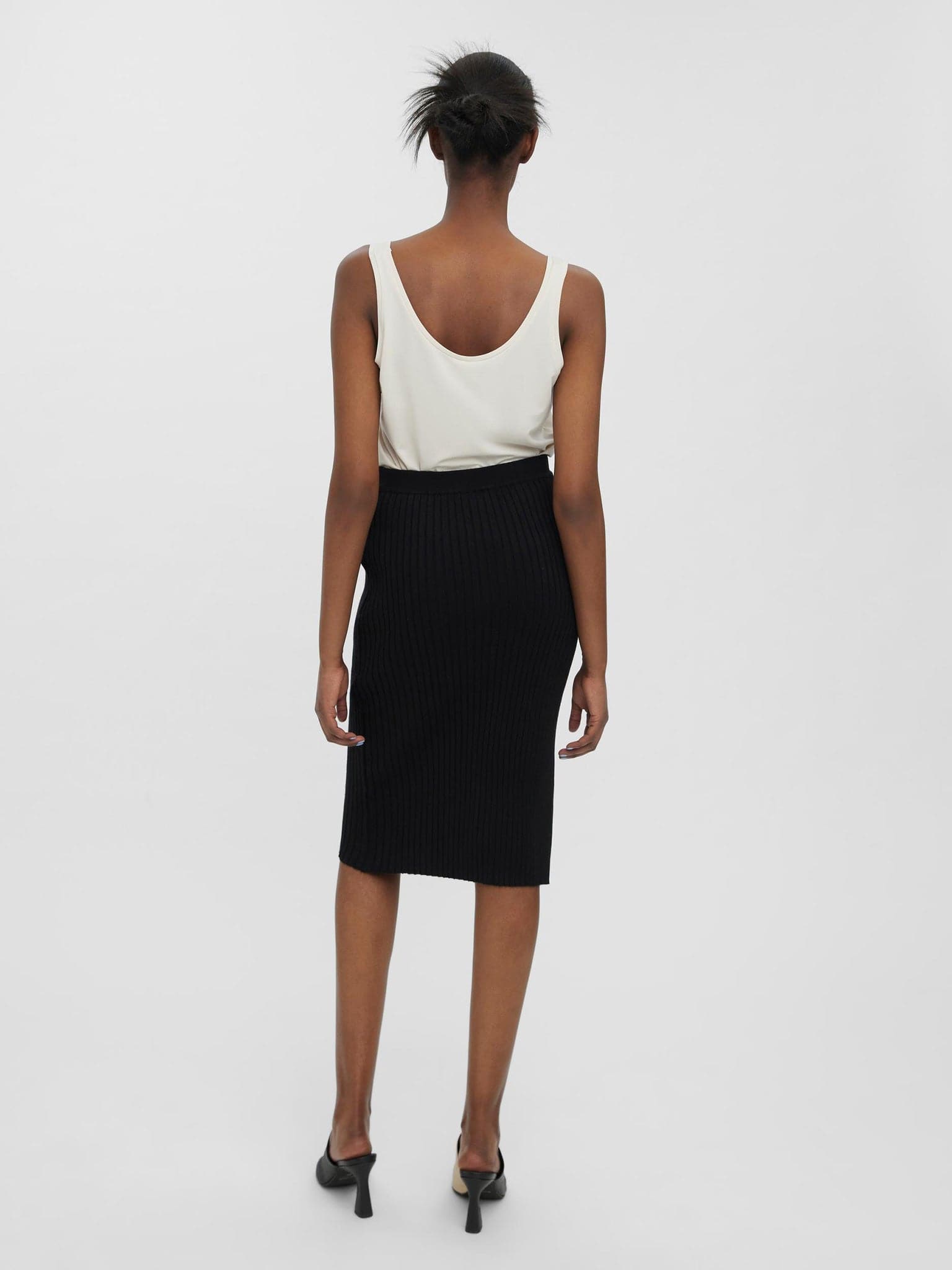 Γυναικεία φούστα VMWILLOWRIB NW BELOWKNEE SLIT SKIRT 10260588