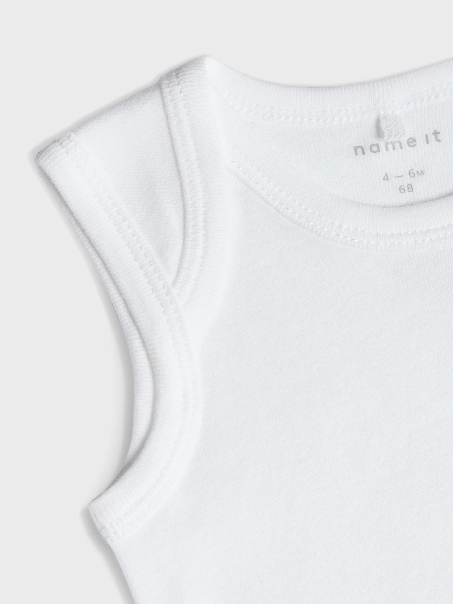 Βρεφικά κορμάκια σετ NBNBODY 3P TANK SOLID WHITE 2 NOOS 13183437 | 13183437