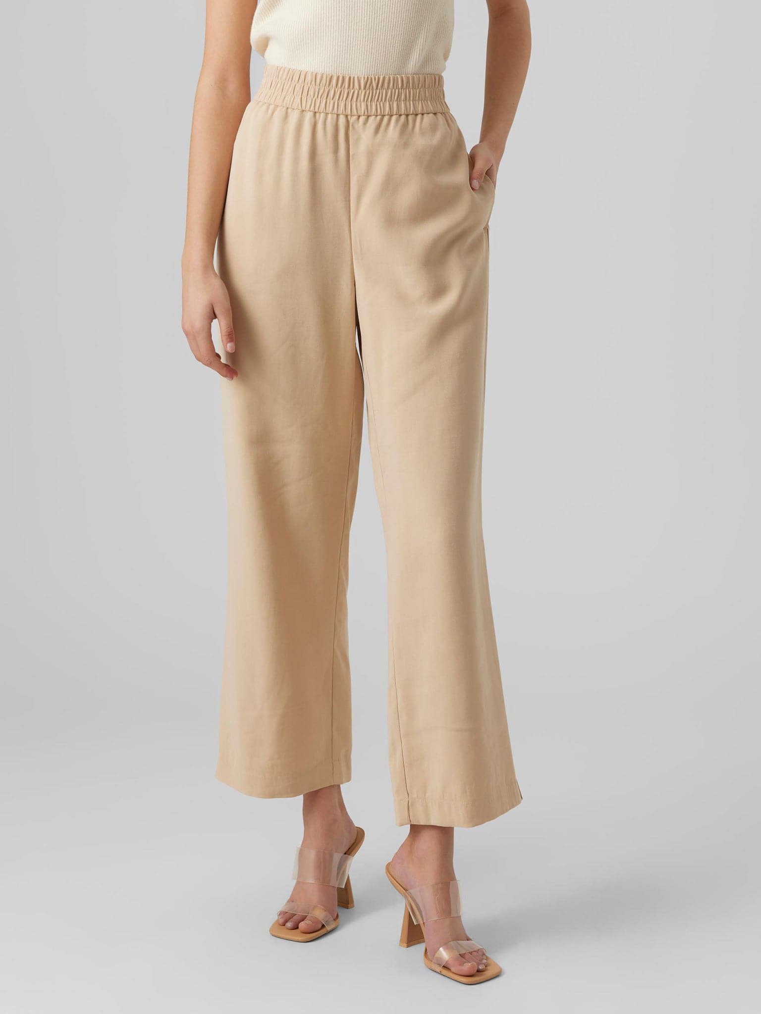 Γυναικεία παντελόνα VMCARMEN HIGH RISE TROUSERS 10278926 | 10278926