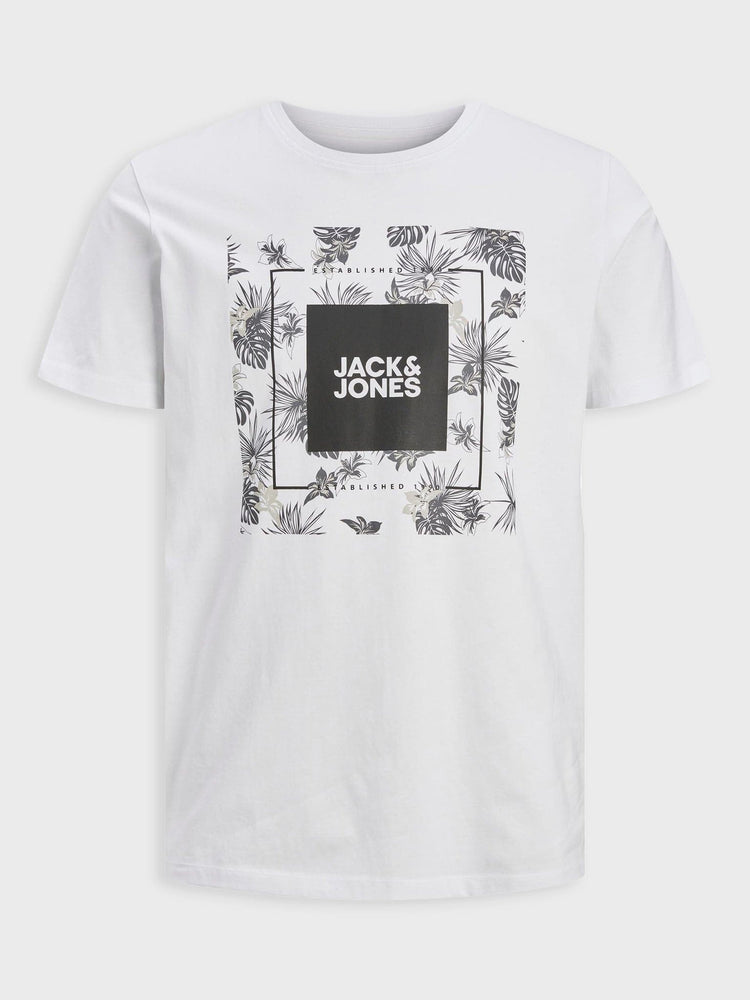 Ανδρικό t-shirt JJTROPICANA BOX TEE SS CREW NECK 12224165 | 12224165